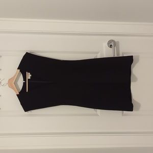 Little Black dress with plunging neckline